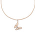 Diamond Butterfly Pendant Necklace
