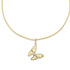Diamond Butterfly Pendant Necklace
