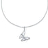 Diamond Butterfly Pendant Necklace