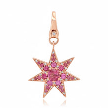 Gemstone Starburst Charm