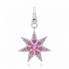 Gemstone Starburst Charm