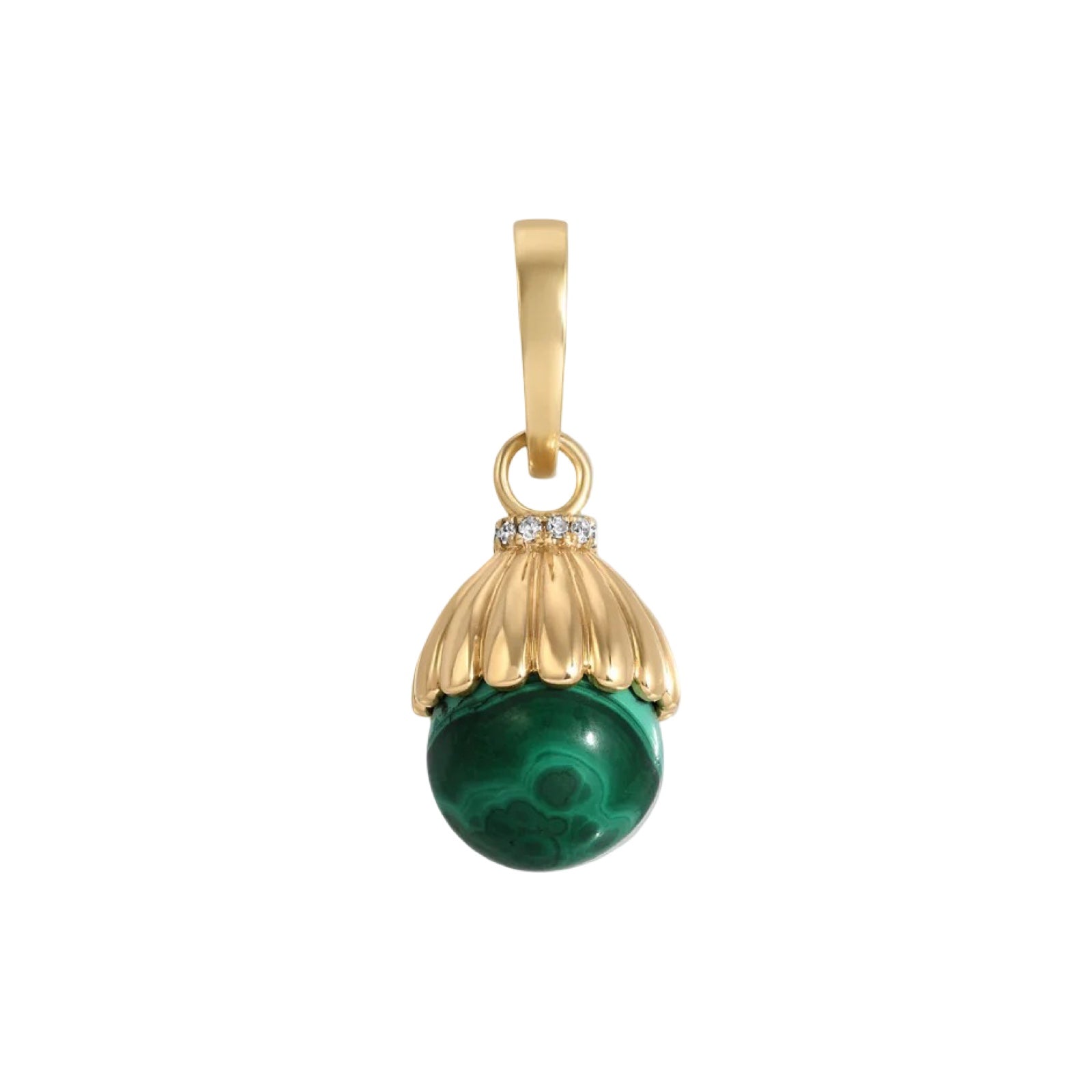 Groovy Gemstone Cone Charm