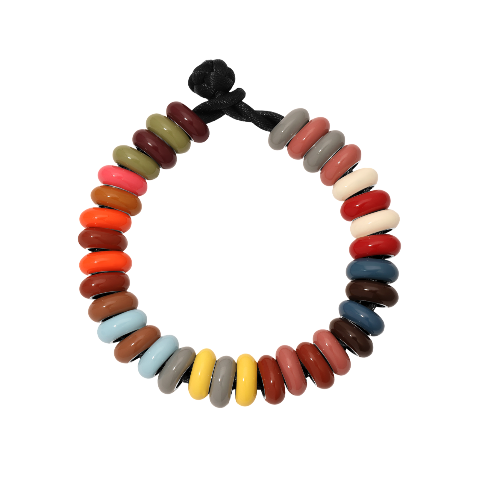 Runway Stripes Big Bead Bracelet