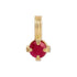 Groovy Mini Solitaire Gemstone Charm