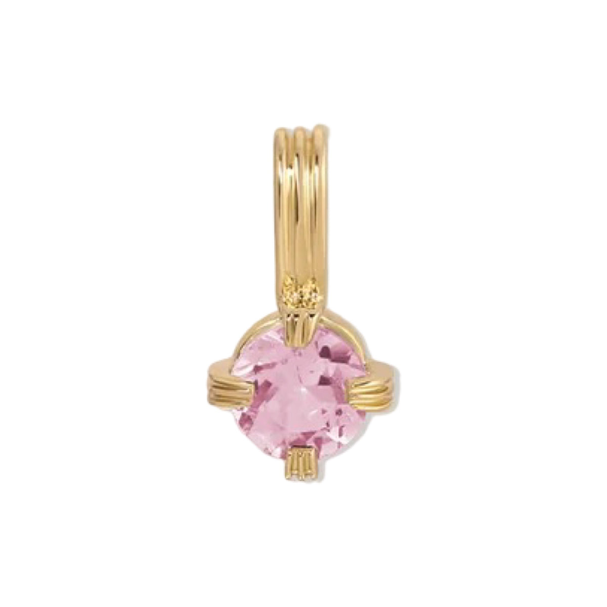 Groovy Mini Solitaire Gemstone Charm