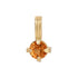 Groovy Mini Solitaire Gemstone Charm