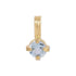 Groovy Mini Solitaire Gemstone Charm