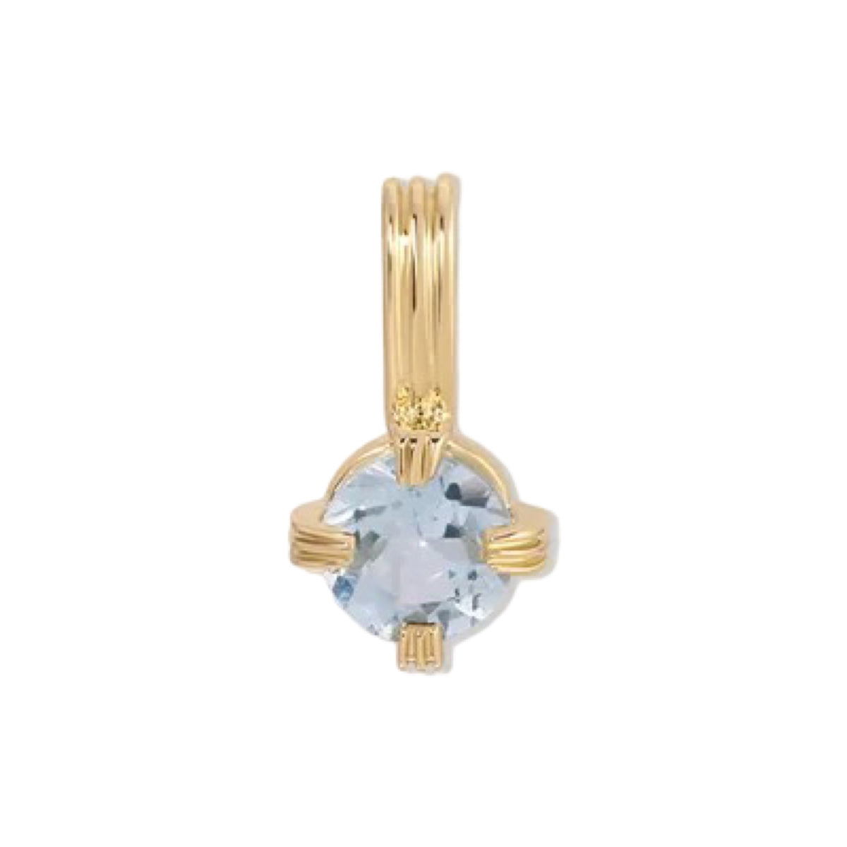 Groovy Mini Solitaire Gemstone Charm