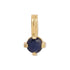 Groovy Mini Solitaire Gemstone Charm