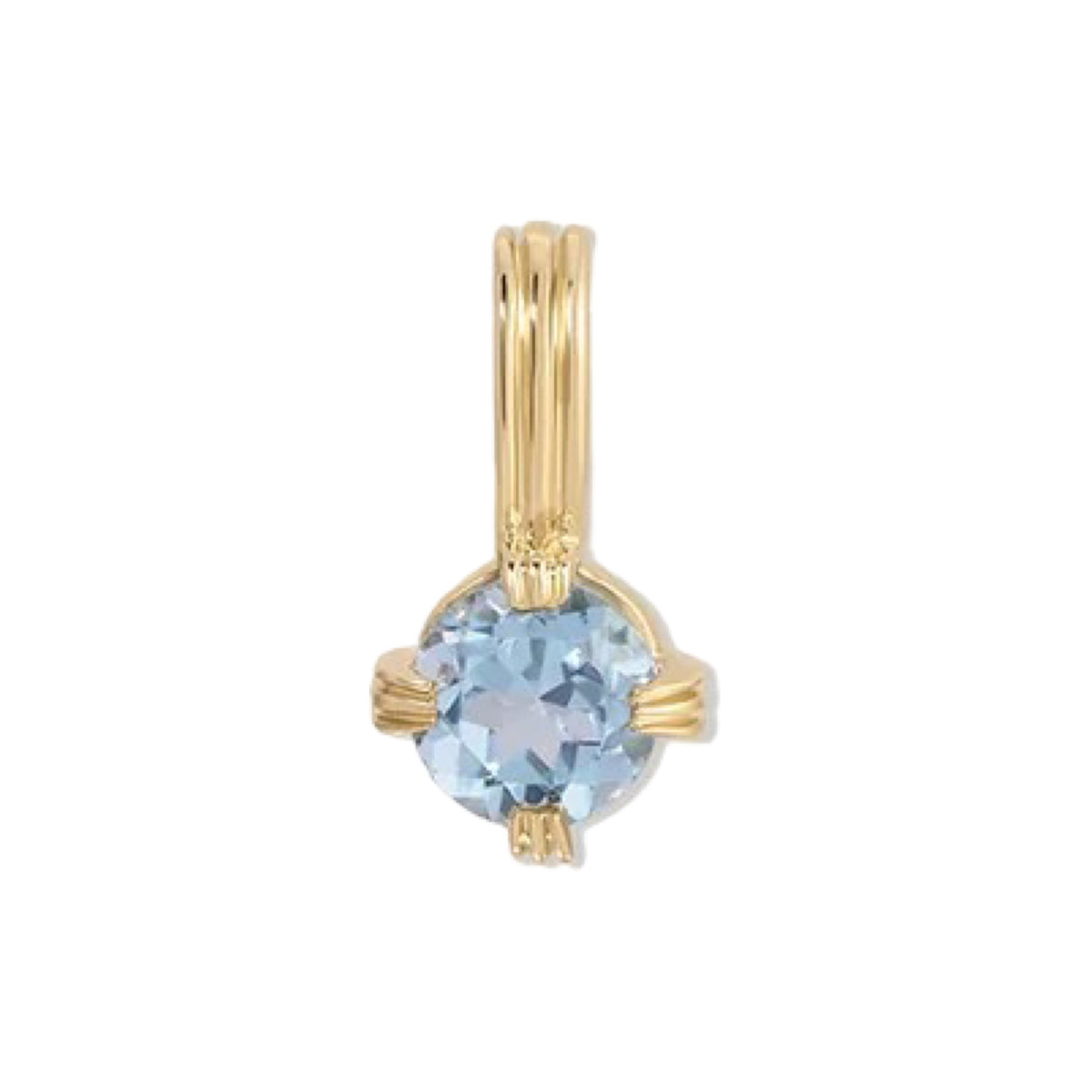 Groovy Mini Solitaire Gemstone Charm