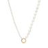 Half & Half Pearl Necklace