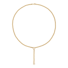 Rolo Chain Lariat Necklace