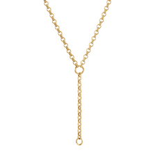 Rolo Chain Lariat Necklace