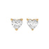 Lab Diamond Heart Stud Earrings