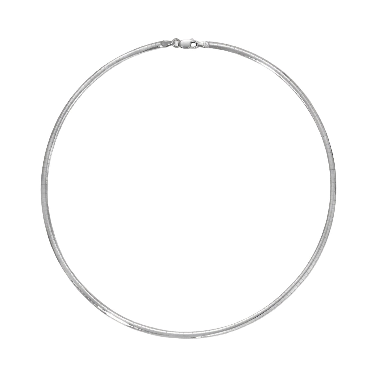 Sterling Silver Omega Chain Necklace