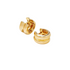 Mini Paire de Creoles Bouees Wide Huggie Hoop Earrings