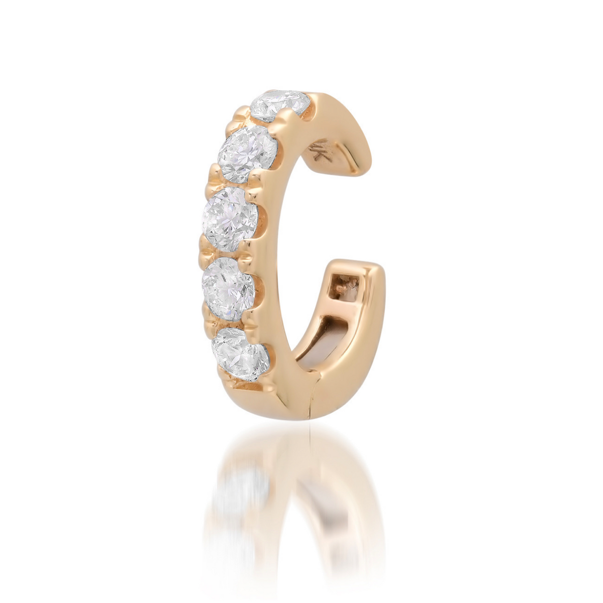 Diamond Rounds Ear Cuff
