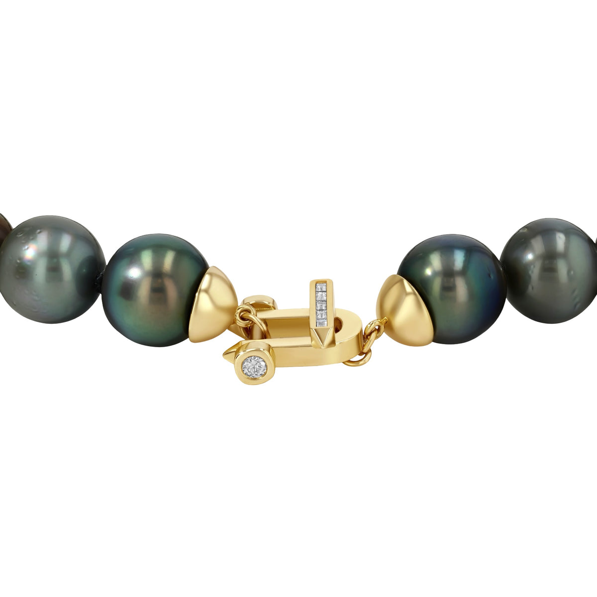 Diamond Toggle Tahitian Pearl Bracelet