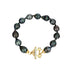 Diamond Toggle Tahitian Pearl Bracelet
