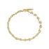 Gold Diamond Track Bracelet