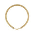 Wide Gold Mesh Chain Necklace