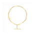 Petite Paperclip Chain Bracelet with Toggle