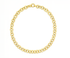 Fancy Gold Link Italian Chain Necklace with Enhancer Clasp