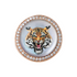 Hand Painted White or Black Mother of Pearl Feline Signet Ring