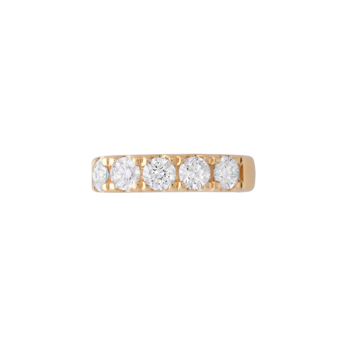 Diamond Rounds Ear Cuff