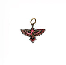 The Helena Bird Gemstone & Diamond Charm Pendant