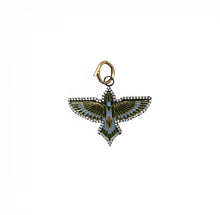 The Helena Bird Gemstone & Diamond Charm Pendant