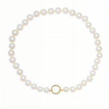 Round Pearl Necklace with Enhancer Clasp 