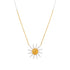 Citrine & Diamond Soleil Sun Necklace
