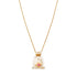 Rock Crystal Prize Poisson Fish Necklace
