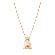 Rock Crystal Prize Poisson Fish Necklace