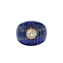 Maxi Berlingot Fluted Dome Ring & Topaz Bezel