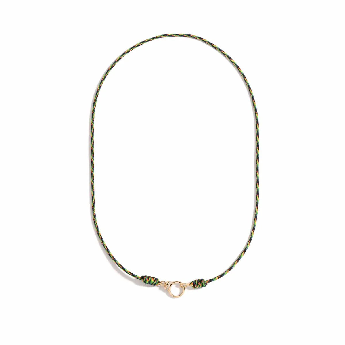 Para Todsos Cord Necklace with Diamond or Rainbow Enhancer