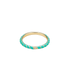 Mini Enamel & Diamond Twisted Candy Eternity Band Ring