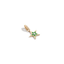 Enamel & Diamond Lucky Star Charm