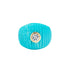 Maxi Berlingot Fluted Dome Ring & Topaz Bezel