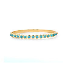 Gemstone or Diamond Cloud Bangle Bracelet