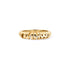 Skinny Inscribed Gold Nomad Ring