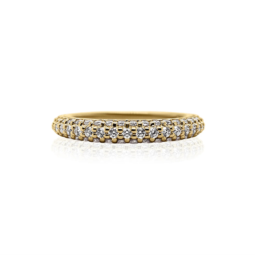 Super Skinny Pave Diamond Nomad Ring