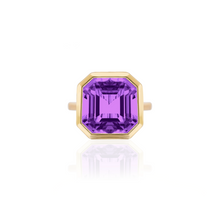 Gossip Gemstone Octagon Statement Ring