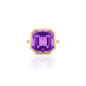 Gossip Gemstone Octagon Statement Ring