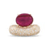 Floret East West Gemstone & Diamond Ring