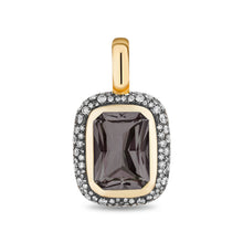 North South Floret Gemstone & Diamond Pendant