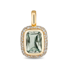 North South Floret Gemstone & Diamond Pendant