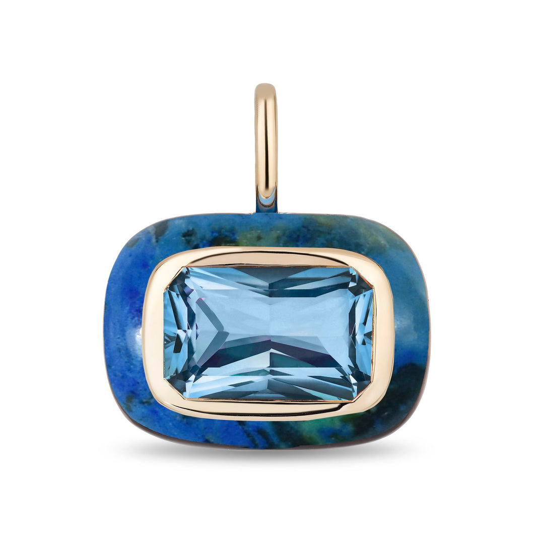 East West Floret Gemstone Pendant