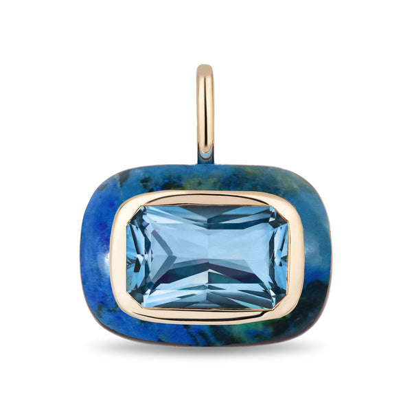 East West Floret Gemstone Pendant
